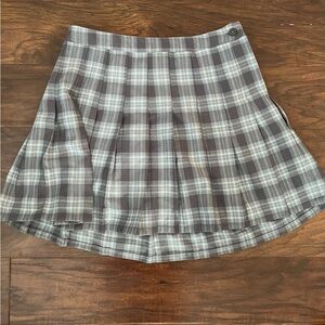 Plaid Blue and Purple Skirt